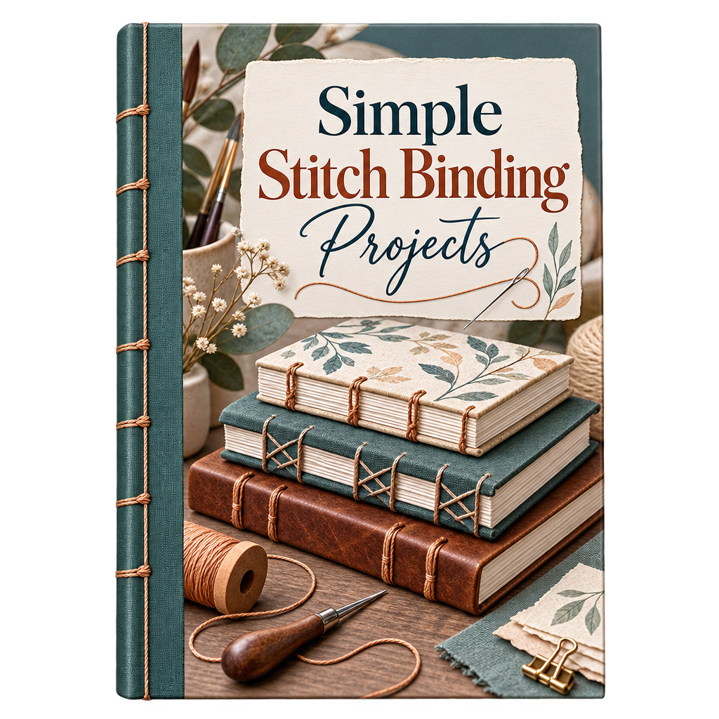 Simple Stitch Binding Projects